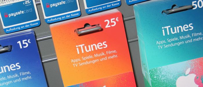 Betrüger im Internet fragen nach Geschankkarten.