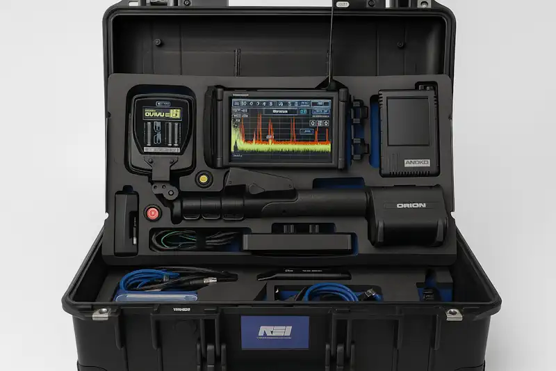 Professioneller Wanzendetektor zur Prüfung von Konferenzraum und Vorstandbüros auf versteckte Abhörgeräte