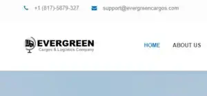 Logo der Fake-Firma EvergreenCargos zur Vorbereitung des Instagram Betruges.