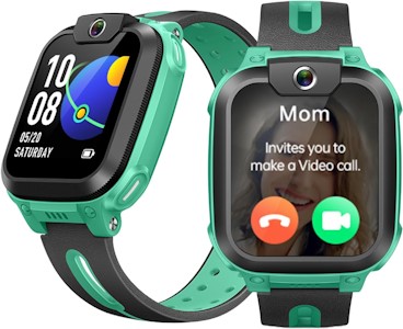 imoo Watch Phone Z1 Kinder-Smartwatch, 4G Kinder-Smartwatch-Telefon mit langanhaltendem Video-und Telefonanruf, Kinder-GPS-Uhr mit Echtzeit-Ortung und Wasserdichtigkeit IPX8 (Grün)