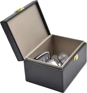 Keyless Go Schutz Autoschlüssel Box, Autoschlüssel Schutz Keyless Funkschlüssel Abschirmung RFID Autoschlüssel Safe Hülle Strahlenschutz Schlüsselbox