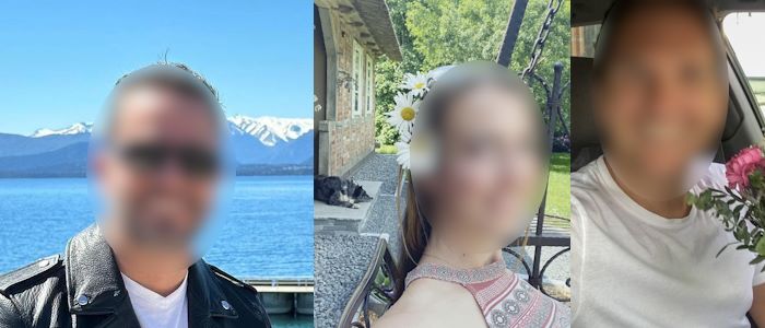 Scammer benutzen gestohlene Fotos von anderen Personen.