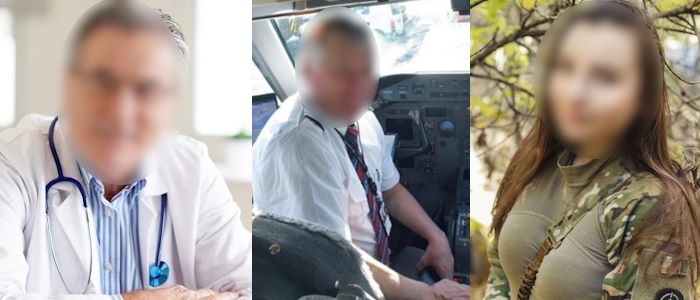 Von Betrügern geklaute und benutzte Fotos